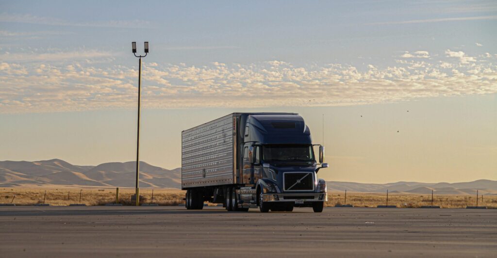 Large Truck on the road.