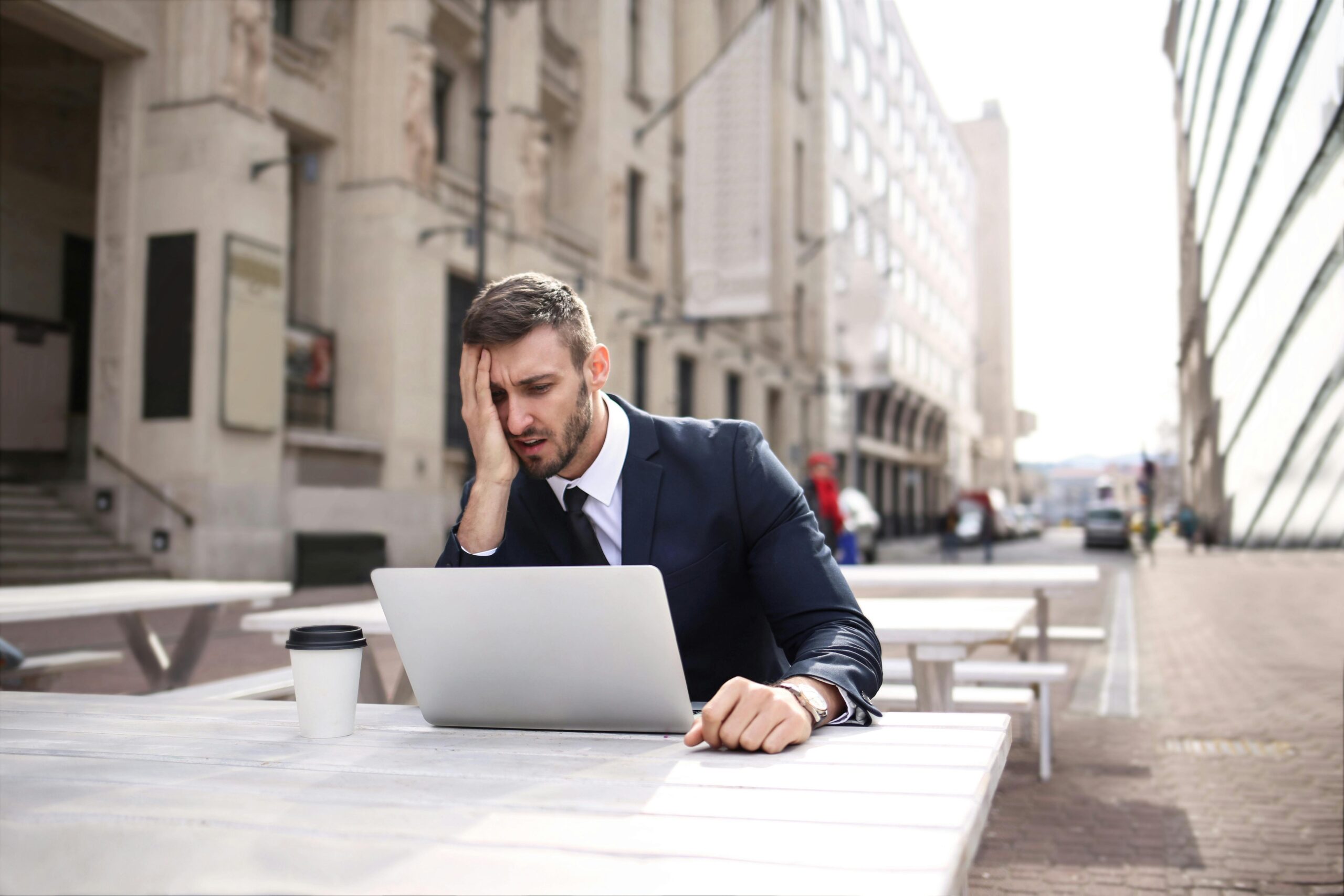 Man stressed because he didn't avoid these ppc mistakes