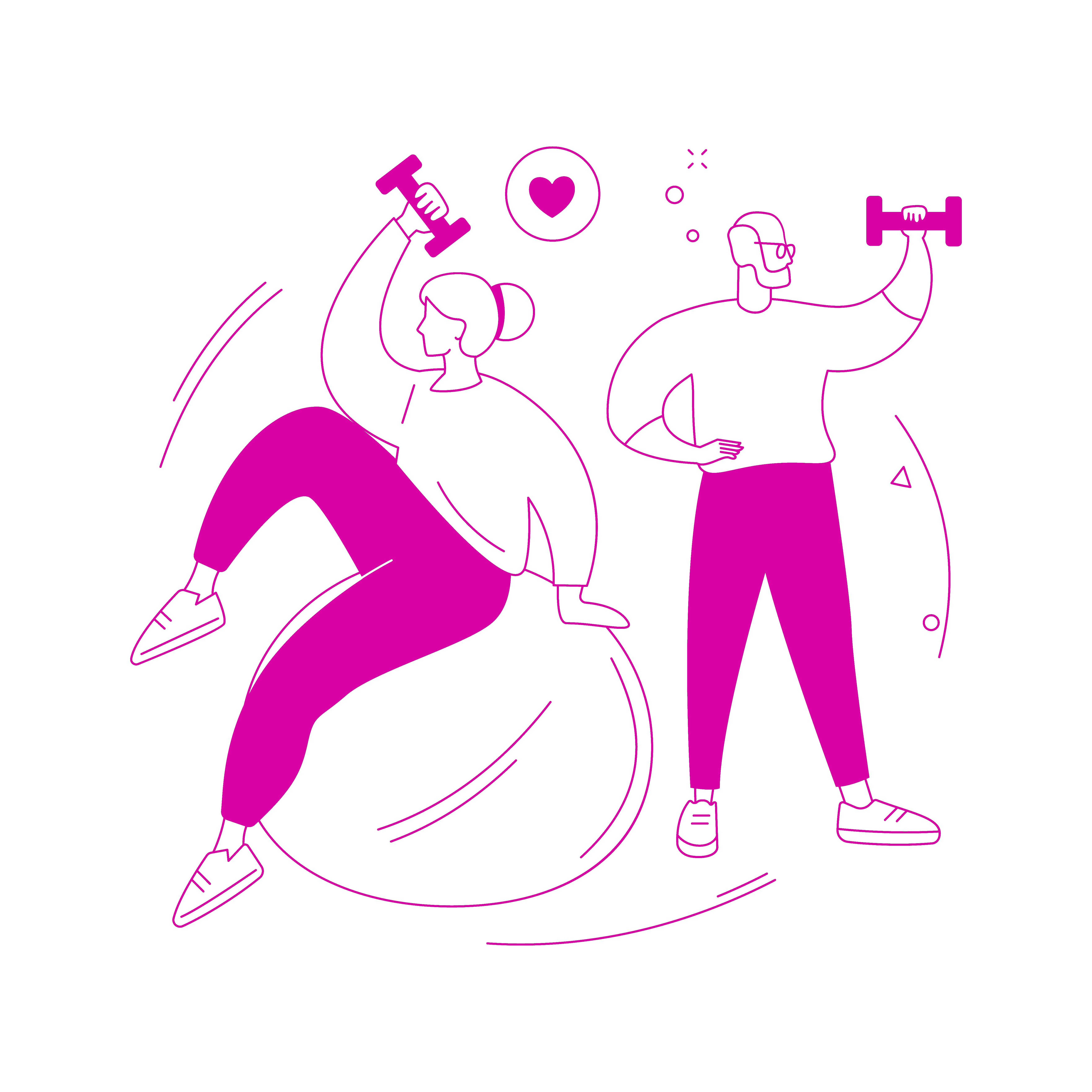 Fitness Trainer Graphic