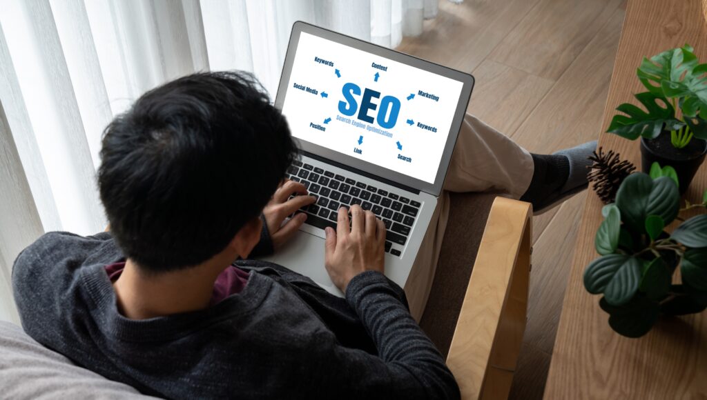 SEO specialist working on SEO troubleshooting