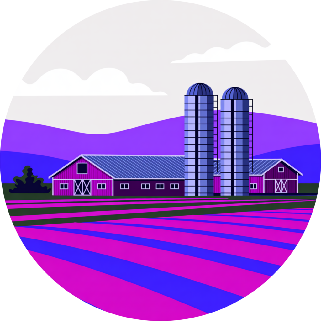 Wisconsin dairy farm logo
